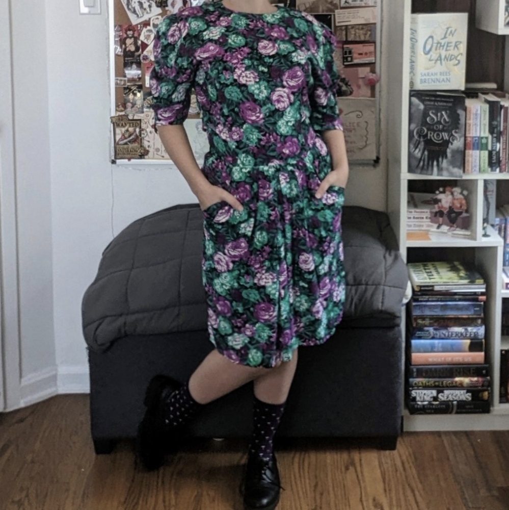 Vintage 80s Tea Party Dress